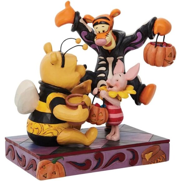 Disney Traditions by Jim Shore Winnie The Pooh and Friends Halloween Figurine - Picture 6 of 8
